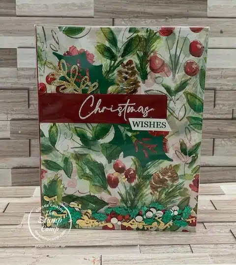 Christmas Cards with Stamping Techniques