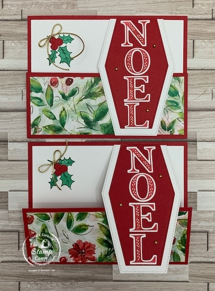 christmas cards one sheet wonder cards