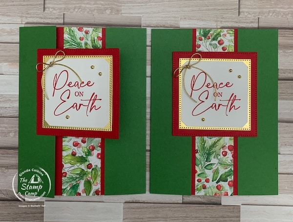 one sheet wonder cards for Christmas cards