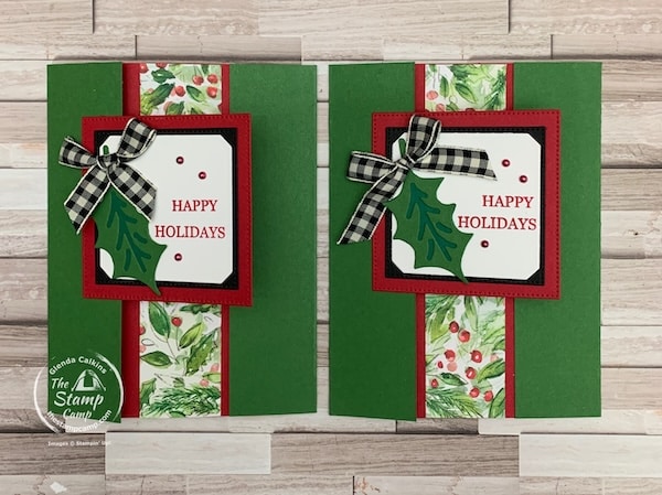 one sheet wonder cards for Christmas cards