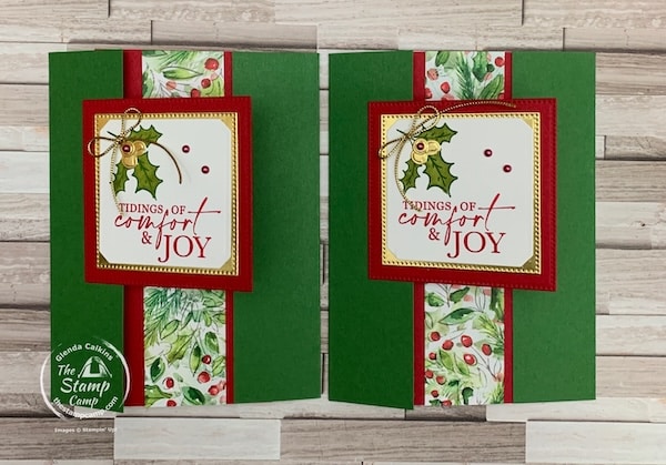 one sheet wonder cards for Christmas cards