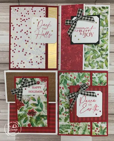 Joy of Christmas Designer Series Paper Christmas Cards