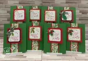 Let's Create 16 One Sheet Wonder Cards For A Pile Of Christmas Cards