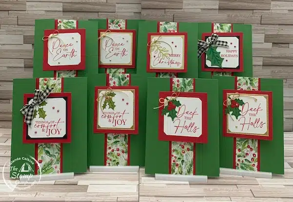 one sheet wonder cards for Christmas cards