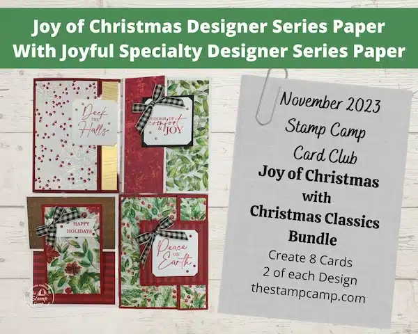 Christmas cards with the Designer Series Paper