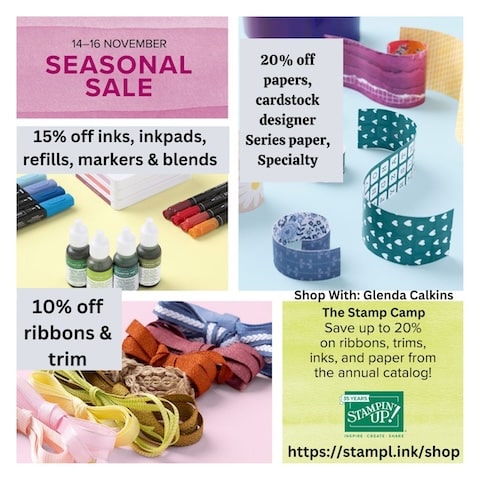 seasonal sale shop at thestampcamp.com
