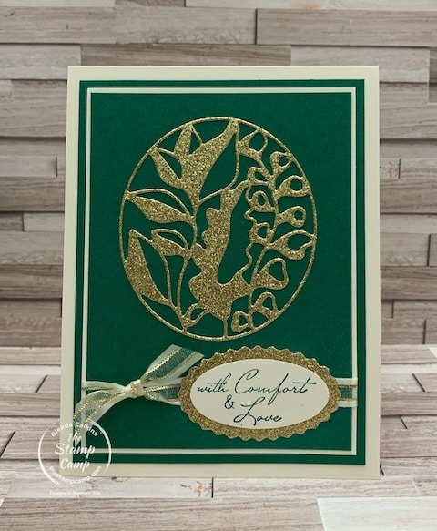 handcrafted elements dies create beautiful sympathy cards