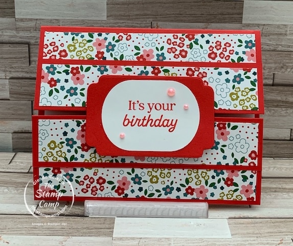 birthday cards fun fold cards with designer series paper