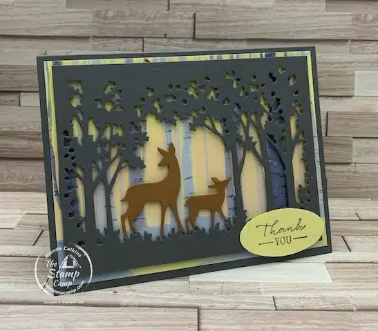 simple card with one horse open sleigh designer series paper
