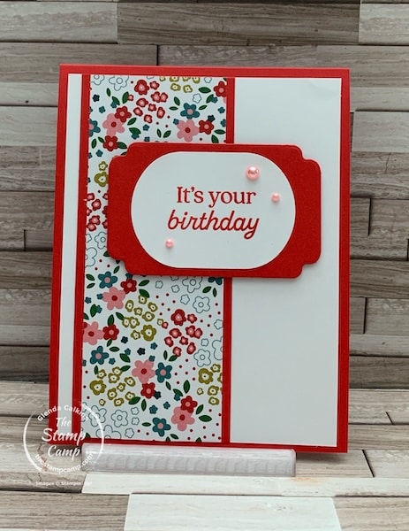 birthday cards with designer series paper