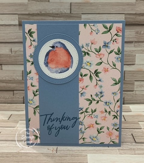 sale-a-bration designer series paper clean and simple handmade card