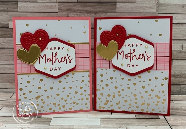 mother's day card using sale-a-bration paper