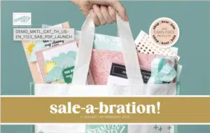 Today's The Day!  Sale-a-bration and Stampin' Up! Mini Catalog!