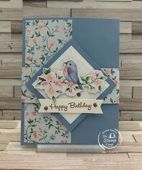 easy to make fun fold cards with designer series paper
