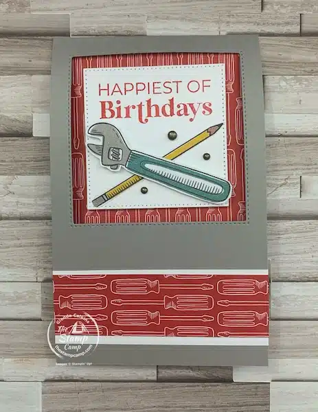 One sheet wonder birthday cards with gift card holder using designer series paper