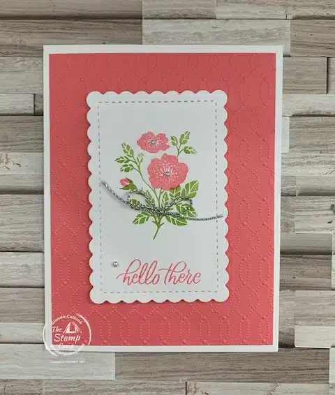 clean and simple handmade cards sale-a-bration simple card
