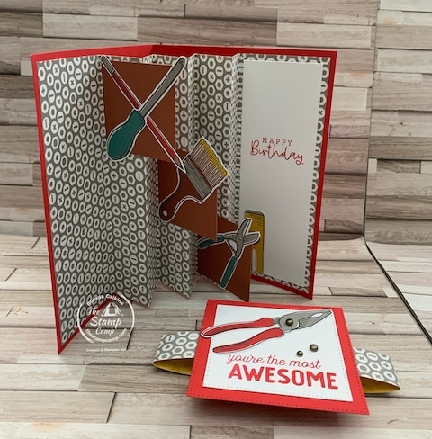 trusty toolbox designer series paper fun fold cards