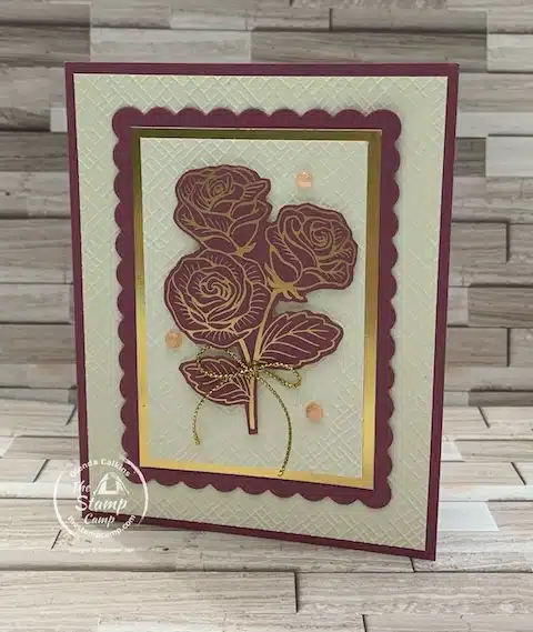designer series paper in the March card club kit