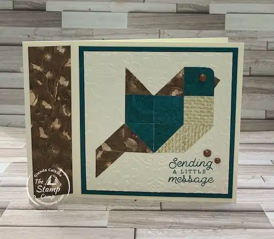 stamping techniques with designer series paper