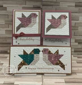 Create Fun Bird Quilting Techniques With Designer Series Paper