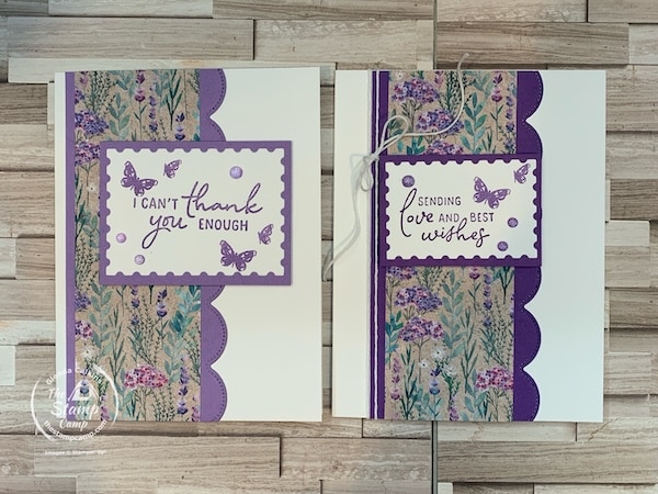 fun fold cards with designer series paper