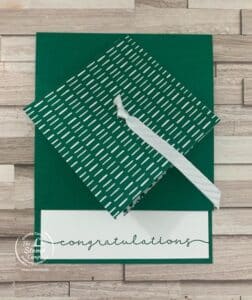 Graduation Hat Fun Fold Card With A Pocket For Your Gift