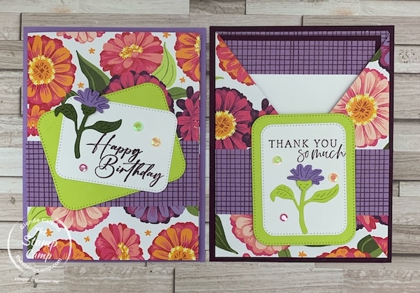 easy fun fold cards to make with designer series paper