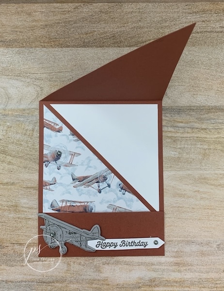 fun fold pocket card with gift card holder