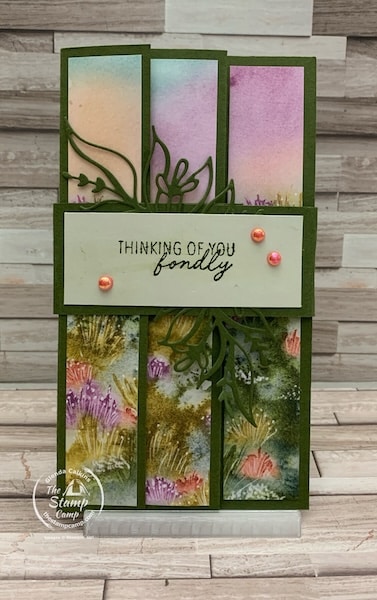 slimline fun fold card