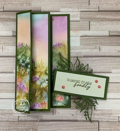 slimline fun fold cards one sheet wonder cards