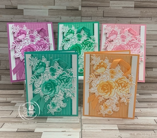 stampin up in color club cards for july 2024