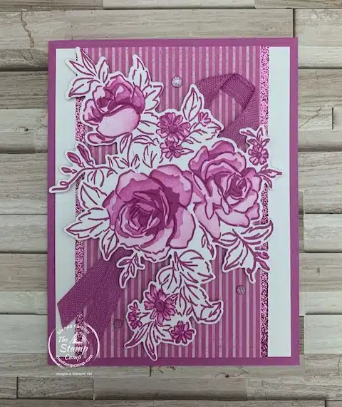stampin up in color club cards featuring layers of beauty bundle