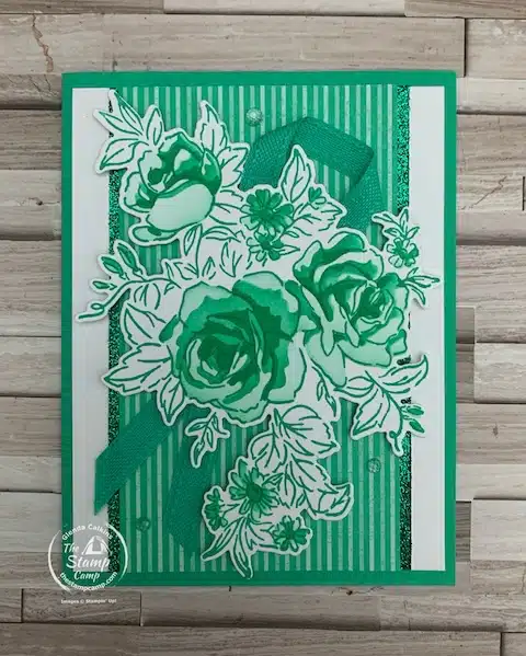 stampin up in color club cards shy shamrock