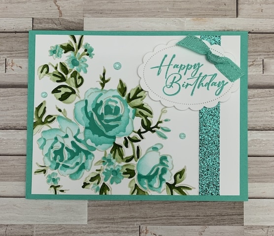 stampin up in color club card birthday card