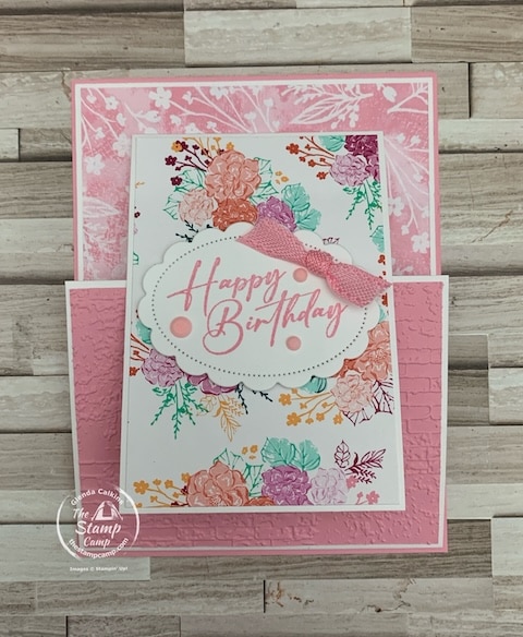 birthday card one sheet wonder card