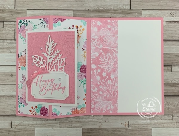 easy to make fun fold cards one sheet wonder technique