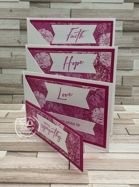 sympathy fun fold card