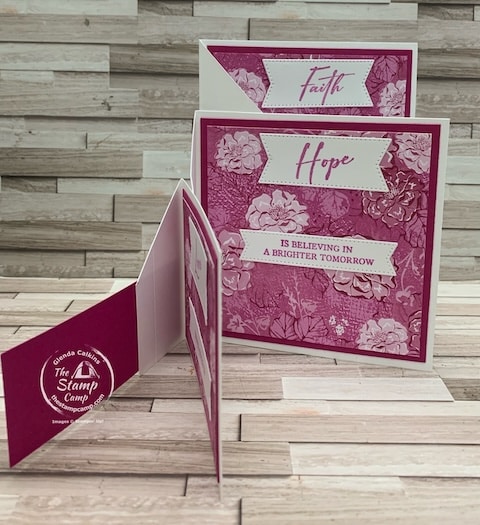 sympathy fun fold card