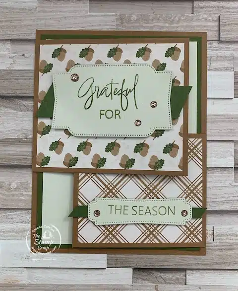 fall card ideas fun fold card