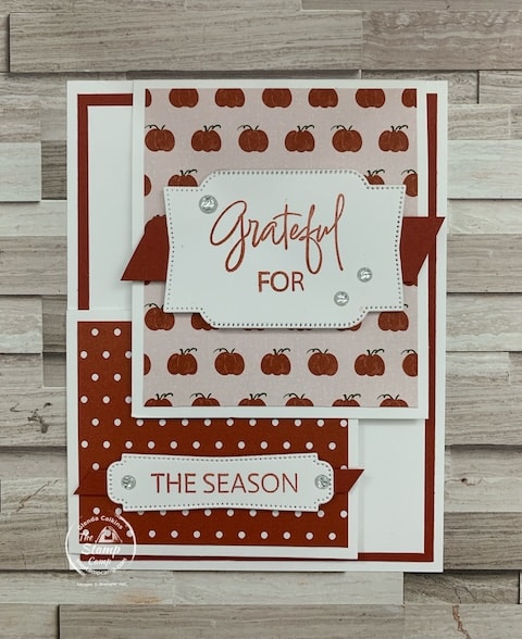 fall card ideas with one sheet wonder