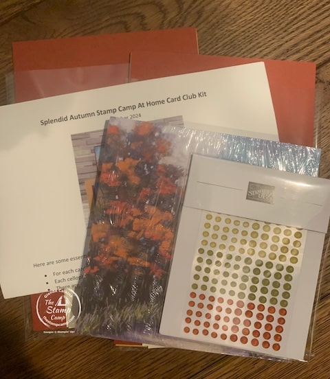 card kit of the month card kits fall themed cards