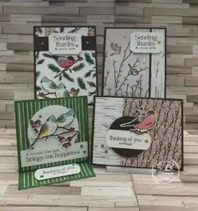 December Stamp Camp Card Club Kit Features Nests of Winter