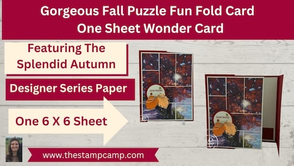 fun fold one sheet wonder puzzle card