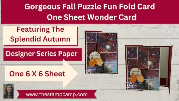 fun fold one sheet wonder puzzle card