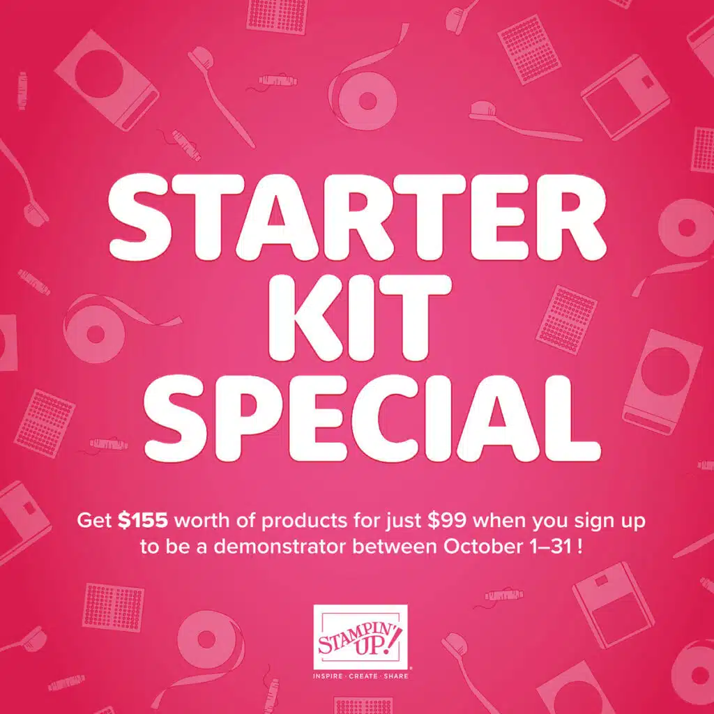 Stampin' Up! Starter Kit Promotion Join My Team