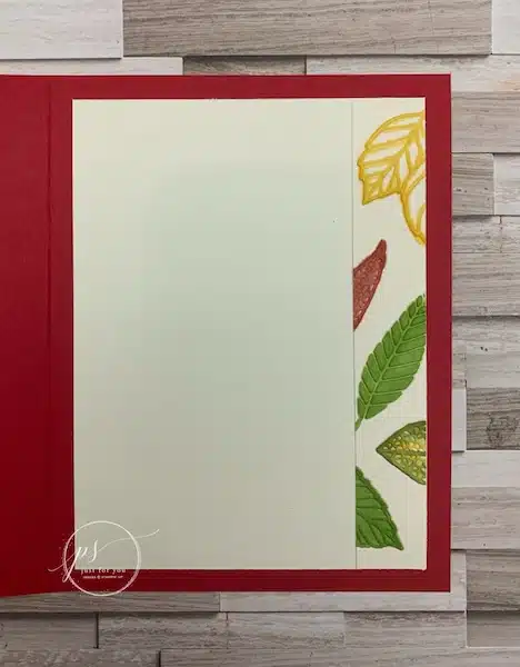 stamping techniques with embossing folders and blends