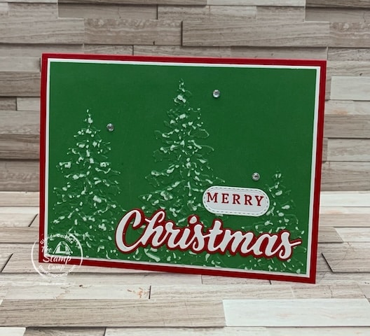 embossing techniques christmas cards