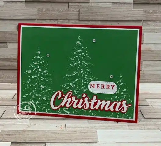 embossing techniques christmas cards