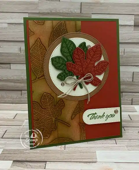 fall themed card 