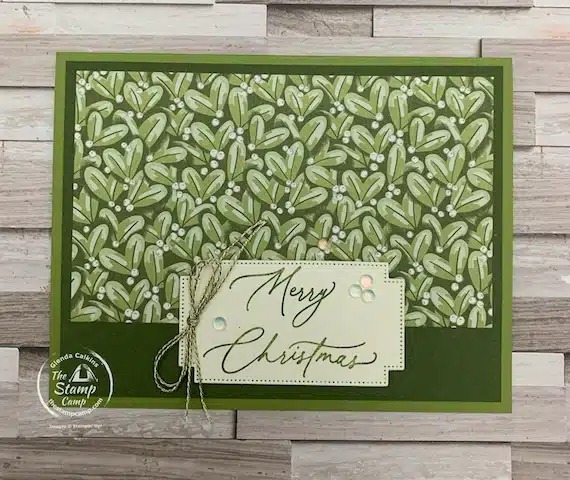 One Sheet Wonder Christmas Cards with Season of Green and Gold Designer Series Paper